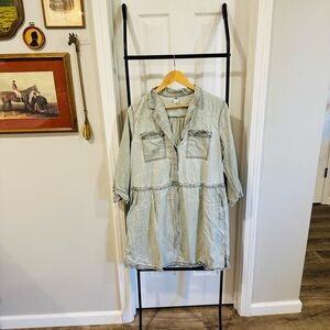 Old Navy Green Utility Dress w/ Pockets